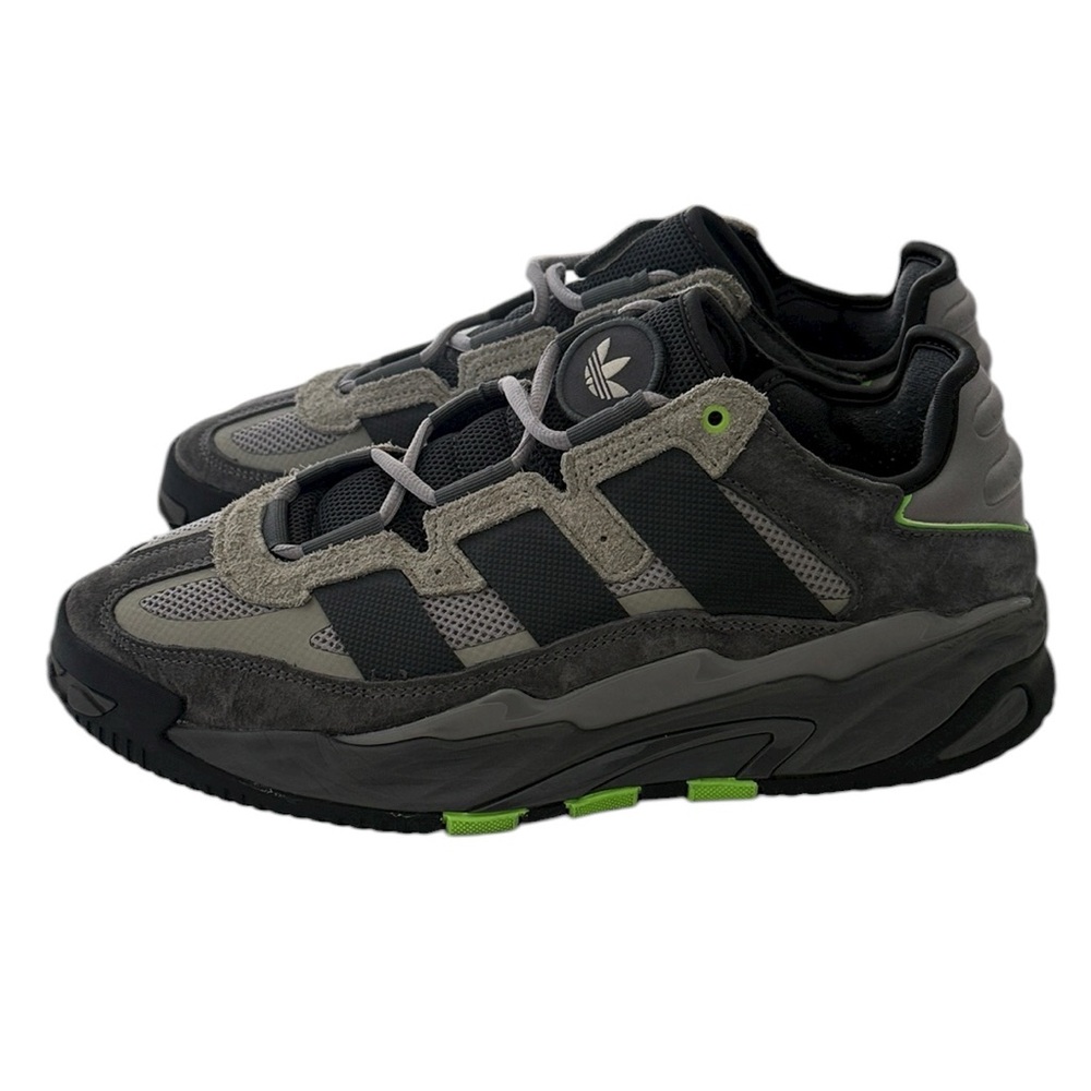 Adidas Niteball 'Dove Grey' FX7654 Suede Sneakers Sz 9.5